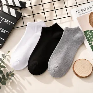 10 Multifunctional Solid Color Ankle Socks Soft Breathable Comfortable for Various Occasions Unisex Plain Design Low Cut for Casual Sports
