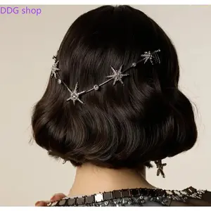 Y2K Star Rhinestone Hair Comb for Women, Sparkly Crystal Hair Accessory, Elegant Coquette Hair Clip for Daily Styling, Party, Wedding & Outfit Decoration