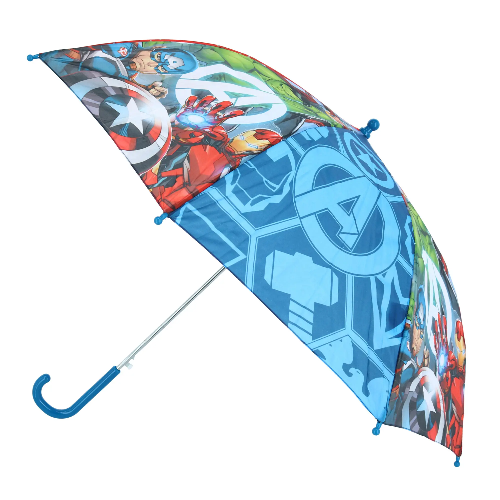 Textiel Trade Kid's Auto Open Marvel Avengers Stick Umbrella, Stick Umbrellas