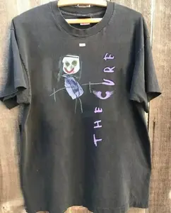 The Cure Shirt, The Cure Band Retro Style Charcoal T-shirt Unisex S-5XL