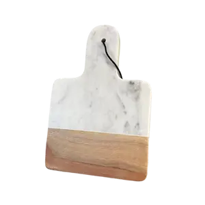 Wood and Marble Mini Charcuterie Board