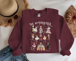 The Nutcracker Sweatshirt, Nutcracker Life T Shirt, Ballet Shirt, Chinoiserie Nutcracker Hoodie, Christmas Gift, Christmas  Sweatshirt