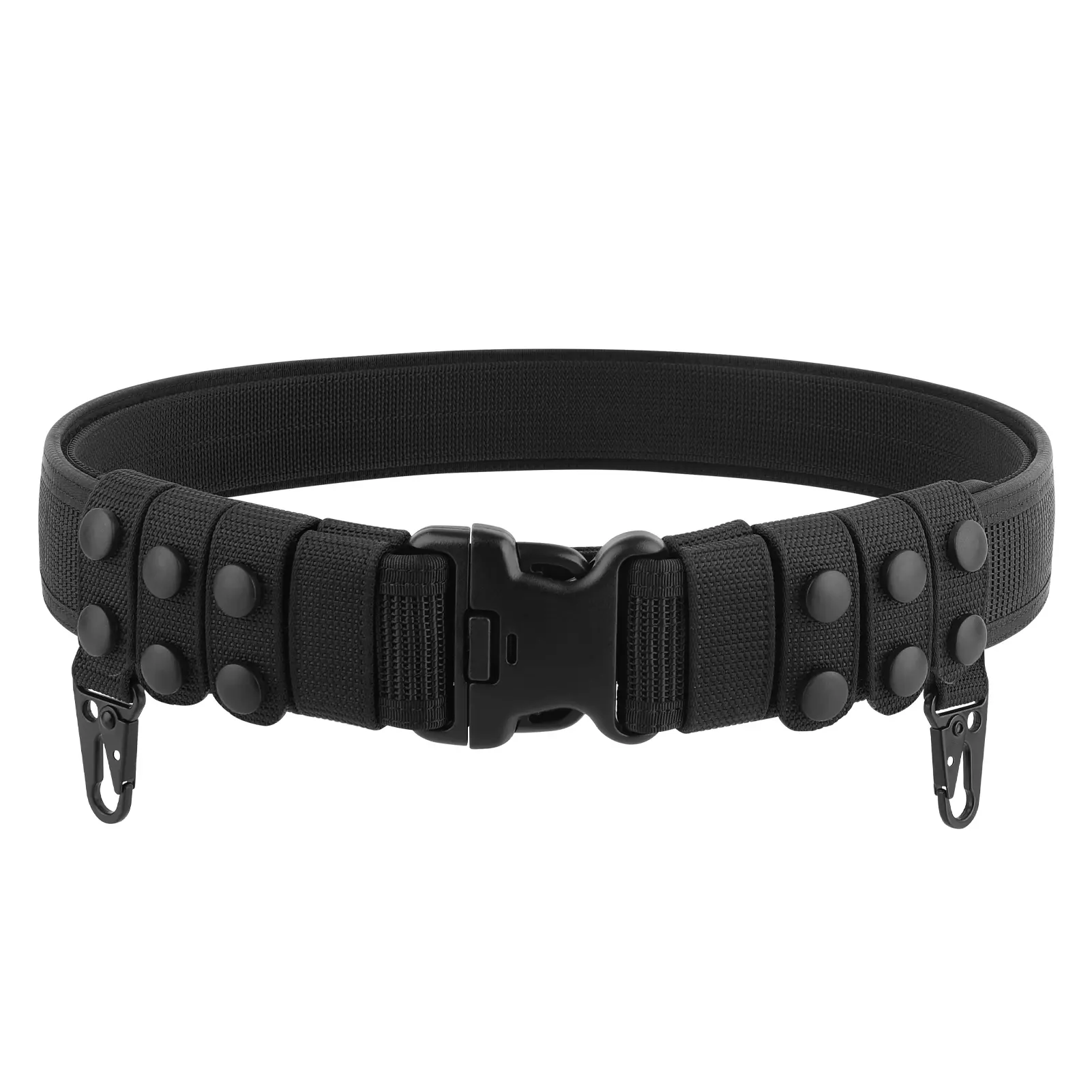 KRYDEX 2-Inch Heavy Duty Nylon Buckle Belt - Combat Duty Gear with Belt Keepers, Durable Tactical Accessories for Outdoor, Work Use