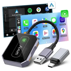 【CHECK COMPATIBILITY】2026 Wired to Wireless Apple CarPlay Adapter for Car – Converts Factory Wired CarPlay/AA to Wireless – NOT for Video | Cars Accessories For iPhone 8-15 & iOS 10+  for Fathersdaygift