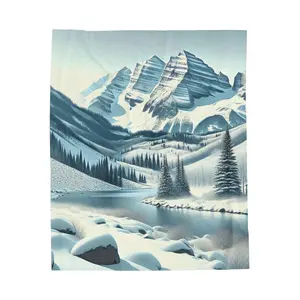 Winterscape Tranquility- Plush Blanket
