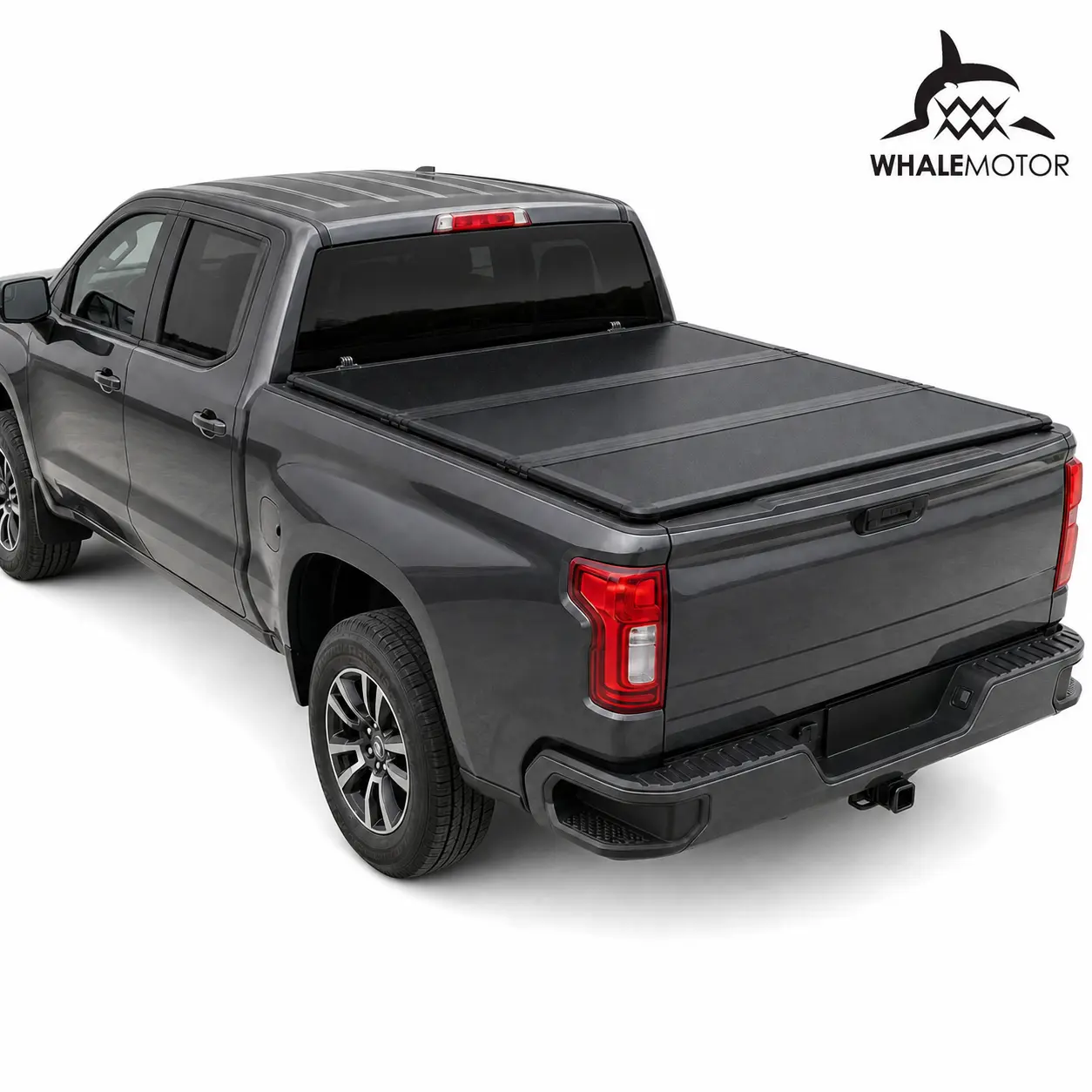Hard Folding Truck Bed Tonneau Cover Compatiable with Chevy Silverado & GMC Sierra 1500(2007-2026) 5.8 FT Short Box(NO CarbonPro Bed), Tri Fold Style，Cars accessories