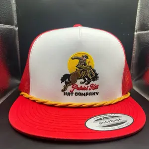 Bucking Patriot Hat - Classic Design with Round Brim and Comfortable Fit for Outdoor Activities