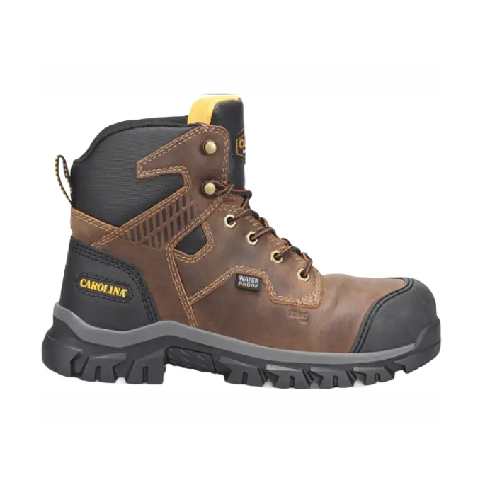 Carolina Men's Falcon 6" Brown Waterproof Steel Toe Work Boots CA3590