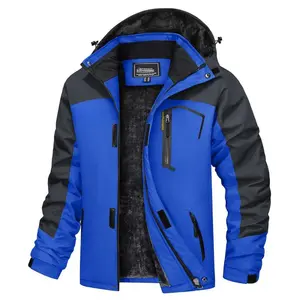 Men's Winter Coats Water Resistant Ski Snow Jacket Warm Fleece Jacket Parka Raincoats With Multi-Pockets FallFreshness Athletic Outerwear Outdoor Sportswear Outdoorfun