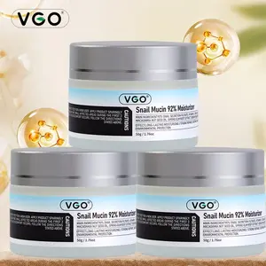 VGO Basic Daily Skincare Duo | Vitamin C Nourishing Serum & 92% Snail Mucin Comforting Face Cream