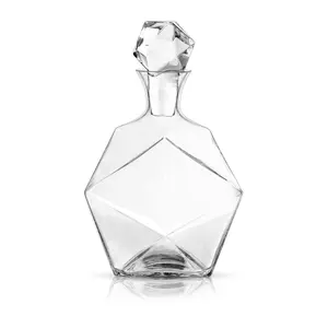 Viski Faceted Crystal Liquor Decanter Viski Faceted Crystal Liquor Decanter