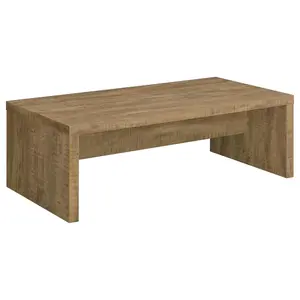 Coaster Home Furnishings Lynette Rectangular Engineered Wood Coffee Table, Mango Coaster Home Furnishings Lynette Rectangular Engineered Wood Coffee Table, Mango