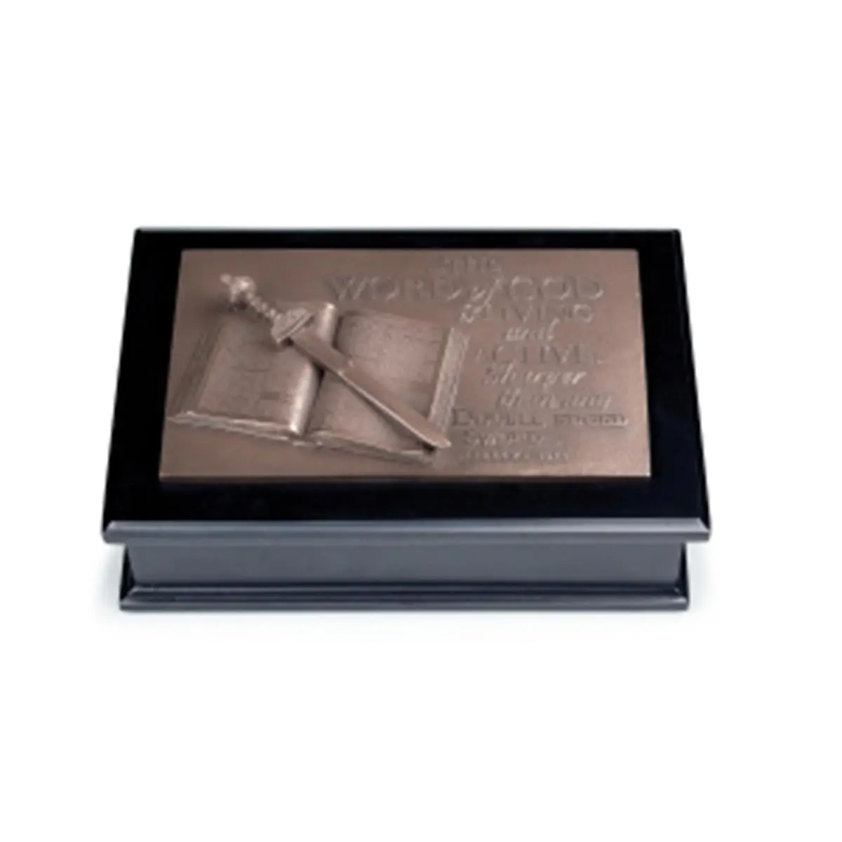 212 MAIN Moments Of Faith Word Of God Box Ornament - Christian Collectible Art Sculpture, No. 23002, Religious Gifts, Home Decor Accent