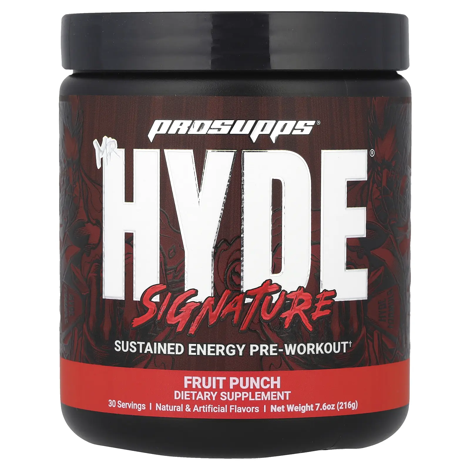 ProSupps Mr. Hyde®, Signature Pre Workout, Fruit Punch, 7.6 oz (216 g)