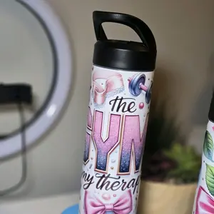 Gym Therapy Water Bottle 20 oz for Gym and Fitness Enthusiasts