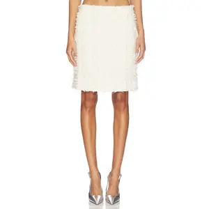 GUIZIO Lillian Pencil Skirt in Snow White