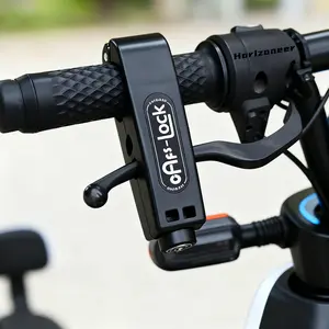 Electric bikes Duty Anti-Theft Brake Lever Lock, e bicycle handle lock,Suitable for Scooters, Bicycles and Motorcycles-Durable plastic material, Easy to carry