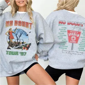 No Doubt Tragic Kingdom Tour '97 Sweatshirt, Vintage Rock Band Tee, Youth Adult Option