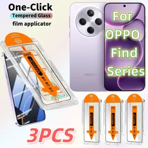 3-Pack HD Tempered Glass Screen Protector for Oppo Find X8/x8s/x8s+/x9/x9pro, Ultra-Clear Anti-Scratch Protective Film