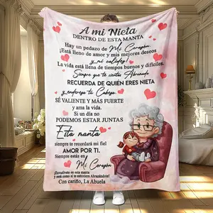 Heart Pattern Blanket, 1 Count Soft Warm Throw Blanket, Air-conditioned Room Blanket, Warm Nap Blanket for Home Office Travel, Heartfelt Gift Blanket