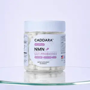 Caddara Activate Liposomal NMN 300mg & Gut Probiotics Capsules, Double Capsule,  Cellular Renewal Support, NAD+ Alternative, 60 Capsules, 30 Servings summervibes☀️