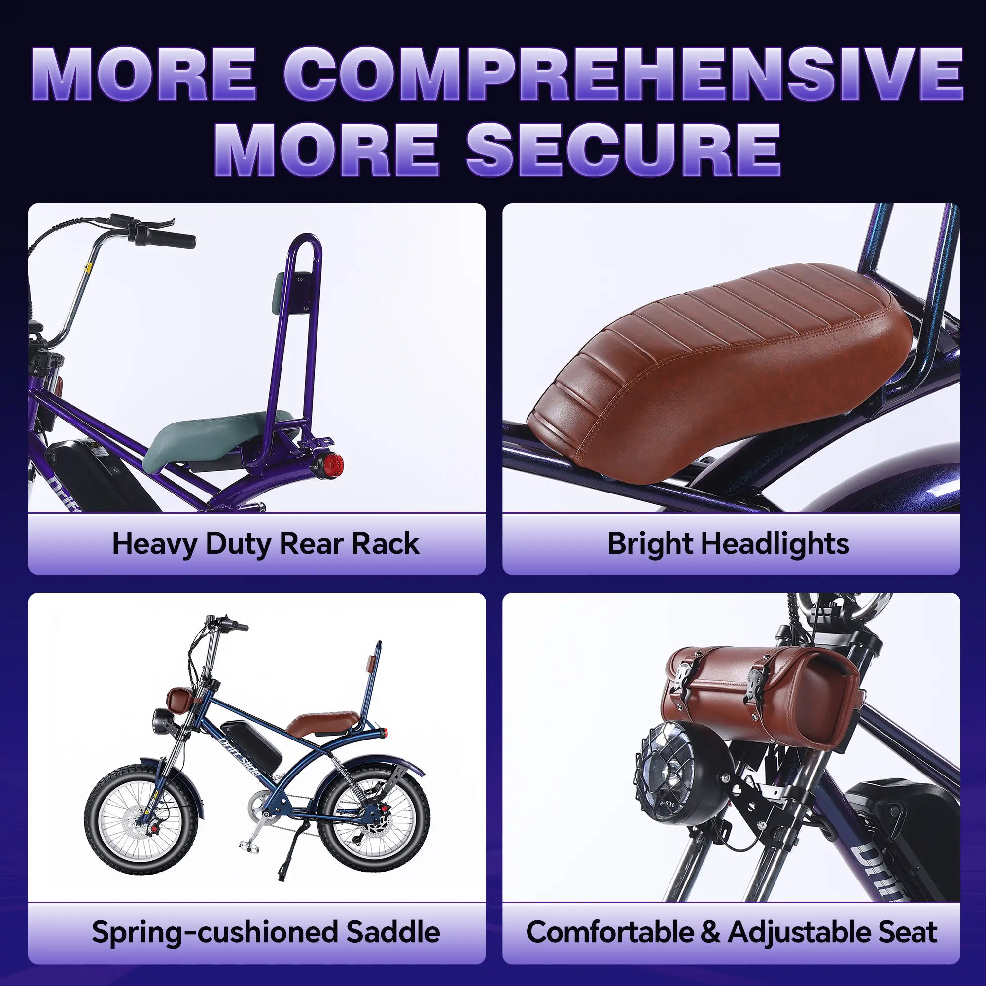 DRIFT.SLIDE 2000W peak power electric bicycle, 55km/h electric