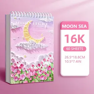 Thick Sketchbook for Art Students, Drawing Book, High-Quality Blank Paper, Artist Sketch Pad, Kids Painting Notebook