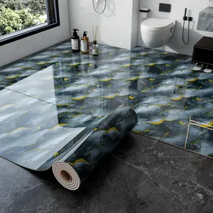 Thick Self-Adhesive Tile Look Wall Stickers, Waterproof Moistureproof Moldproof, DIY Decor for Kitchen Bedroom Living Room Bathroom