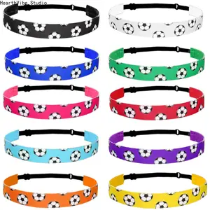 Non-Slip Candy Color Sports Headbands - Elastic Sweatband for Soccer, Tennis & Volleyball, Performance Hair Accessories for Running & Yoga, 2026 Game Day Essentials