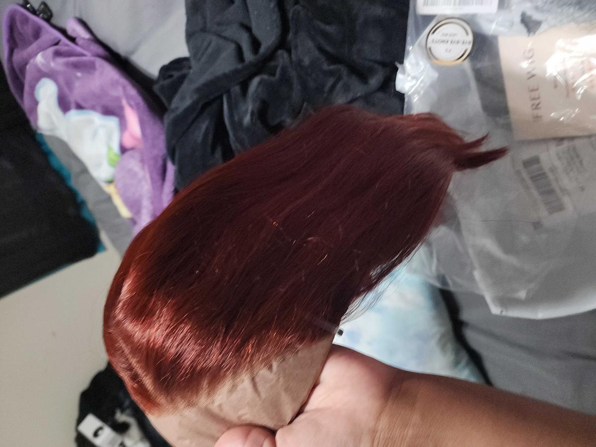 Item: 7x5 Reddish Brown Yaki Straight(No Drawstring), 12