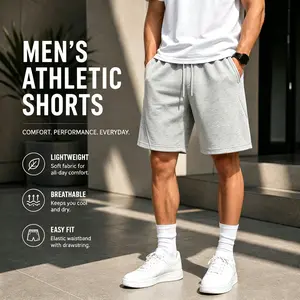 1/4 Pack Men’s Summer Casual Shorts — Trendy high-street/street style, versatile for sports & fitness, running & walking, casual wear