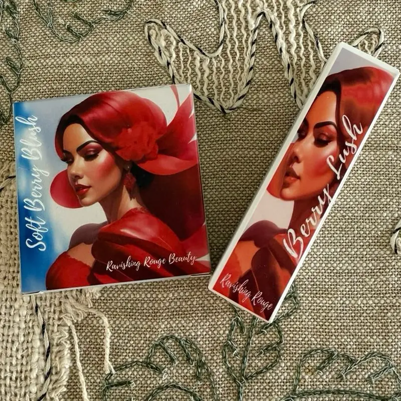 “Berries & Bloom” 2pc Set (Blush & Lip Oil) Gloss Lipgloss