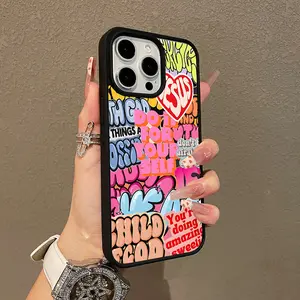 Premium Magnetic Smartphone Cellphone Case, Aesthetic Religious Graffiti Text Cover for iPhone 11/12/13/14/15/16 & Pro Max, MagSafe Ready, Anti-Fall, Ultra-Thin Mobile Phone Accessories, Perfect for Everyday Use