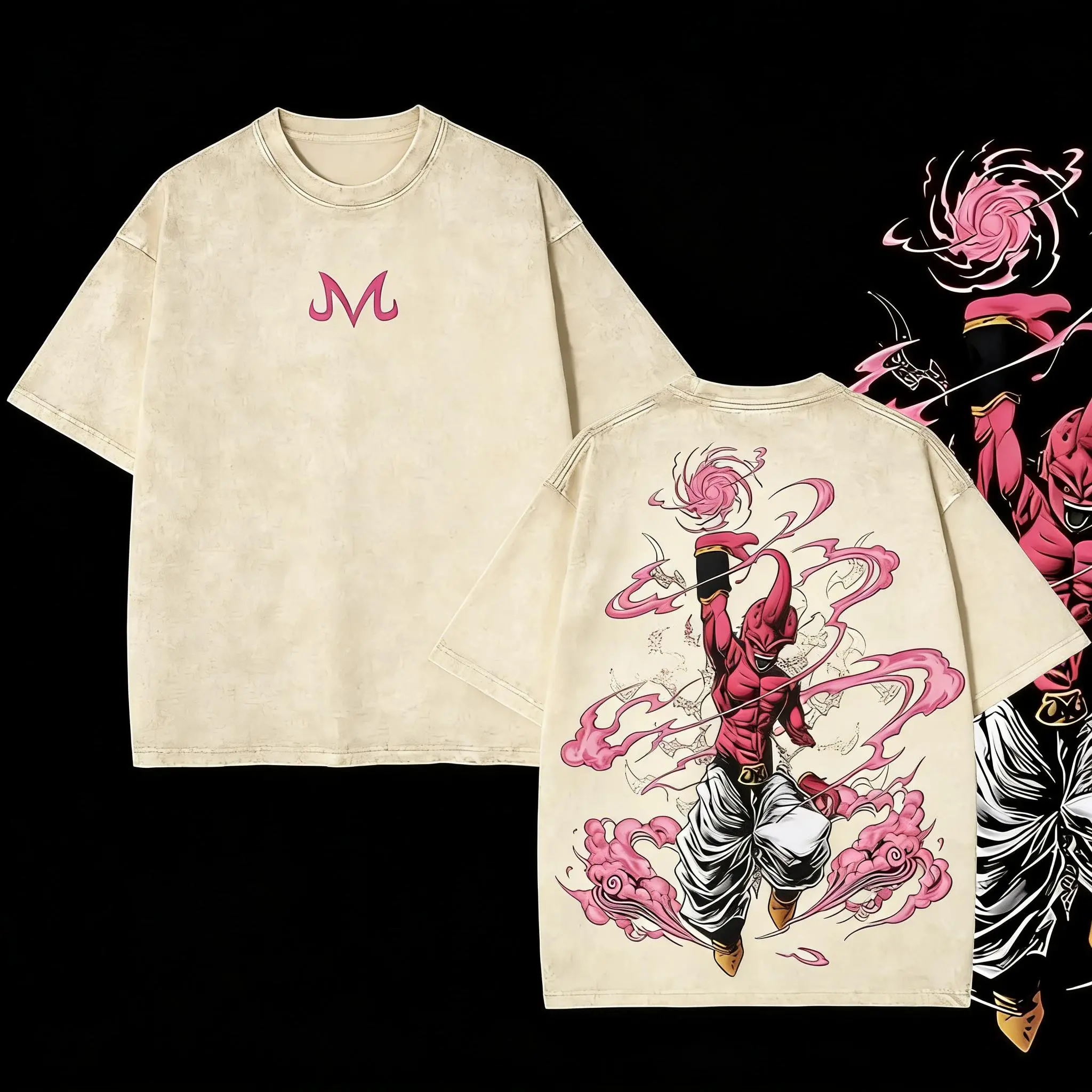 Washed T-shirt-Apricot