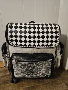 Rolling backpack (black or turquoise)