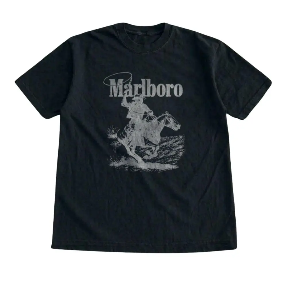 The Marlboro Cowboy Western Shirt, Gift For Woman, Gift For Men, Womenswear Top Underwear Streetwear, Trending Shirt