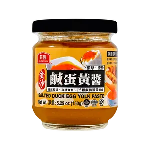 Gourmet Farm Salted Egg Yolk Custard Sauce 150g - Rich & Creamy Molten Filling for Baking, Desserts & Dim Sum