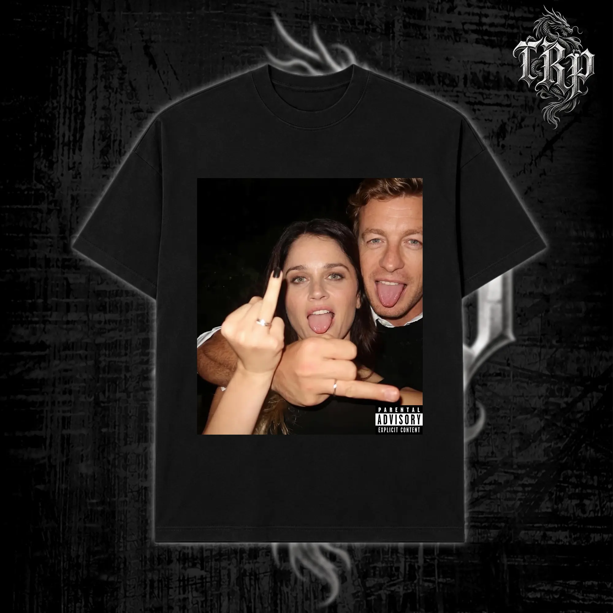 Patrick Jane and Teresa Lisbon The Mentalist Meme Vintage T-Shirt, The Mentalist Patrick Jane Graphic Tee, Funny Meme Heavy Cotton Oversized Unisex TV Series Shirt, Retro Streetwear