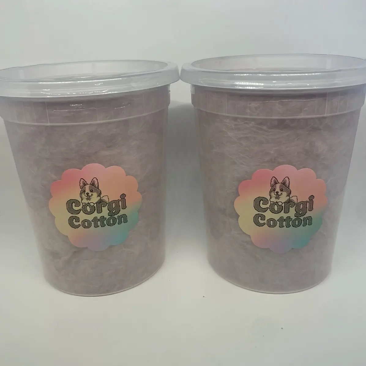 Delicious Grape Flavored Cotton Candy - Sweet and Fluffy Treat, Snack, and Candies.