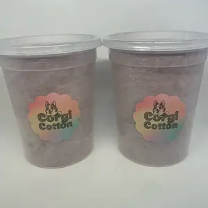 Delicious Grape Flavored Cotton Candy - Sweet and Fluffy Treat, Snack, and Candies.