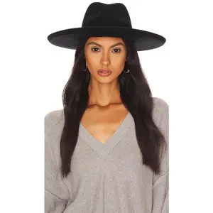 Lack of Color The Melodic Fedora in Black