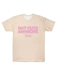 2026 ILLIT Not Cute Anymore Album T Shirts ILLIT Girl Band T-shirt Korean Fashion Summer Women Men Short Sleeve Fitted Round Neck Casual Y2K Tee Top