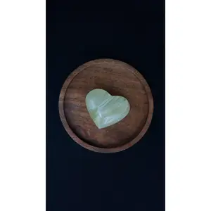 Lemon Calcite Heart Crystal for Optimism Clarity and Fresh Motivation Perfect Gift or Daily Intention