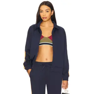 THE UPSIDE Vitesse Pari Zip Jacket in Navy