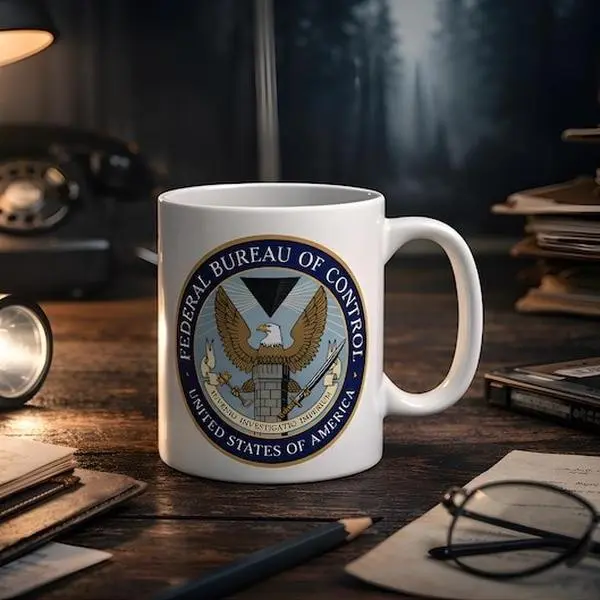 Alan Wake Mug | Federal Bureau of Control Mug | Alan Wake Merch | Bright Falls Large Coffee Mug