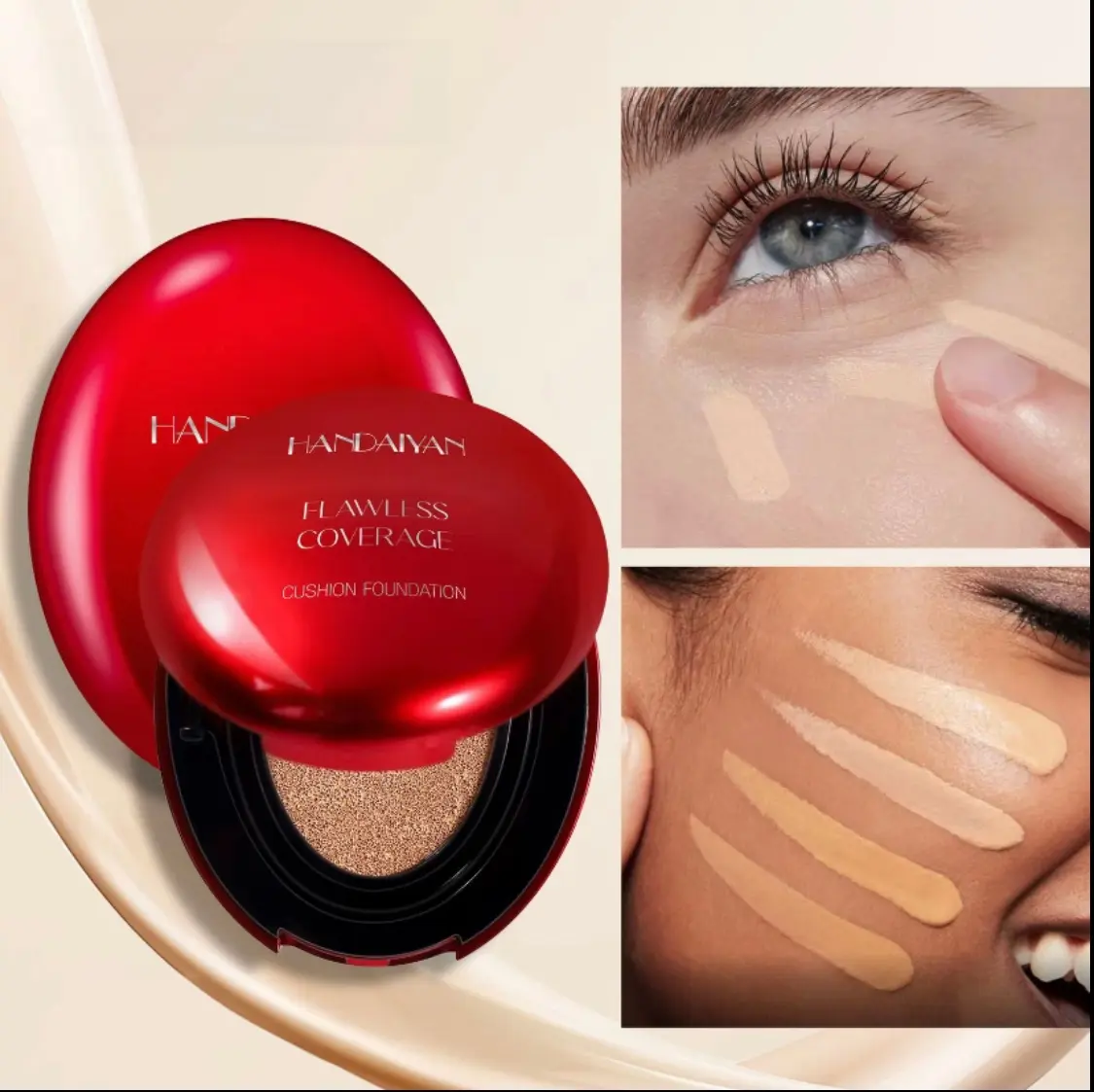 Quick and easy coverage with long-lasting color, zero oxidation, velvety smooth finish & lightweight formula, Korean makeup