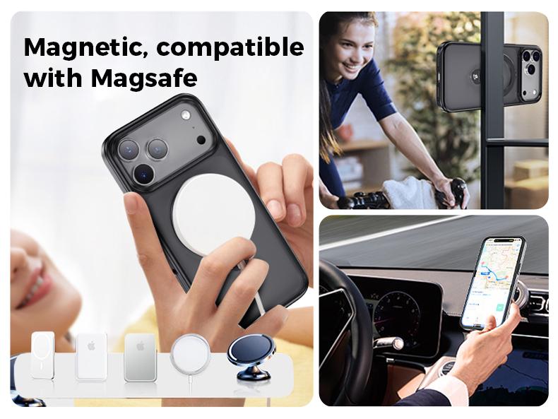 MAGIC JOHN 360 Degrees Rotating Magnetic Stand Phone Case for iPhone and SamSung MAGIC JOHN 360 Degrees Rotating Magnetic Stand Phone Case for iPhone and SamSung