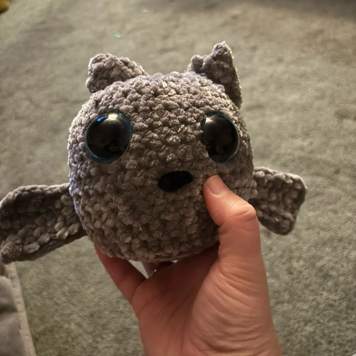 Crochet baby bat