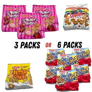 Bud's Best Sandwich Cookies - 6 oz - Choose 3 or 6 Packs - Bite Size - Little Cookie Big Taste