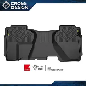 CROSSDESIGN Floor Mats Fit For  2014-2019 SILVERADO SIERRA 1500 2500 3500DOUBLE CAB 2nd Row fathersdaygift